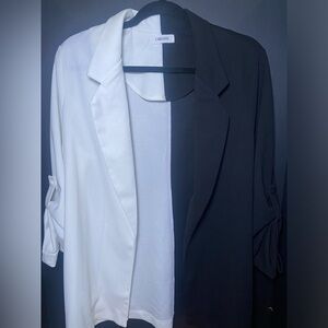 Chic Black and White Women's Blazer Exclusively Done For Closet Candy Boutique